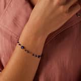 Armband aus Edelstahl, vergoldet, mit bösem Blick