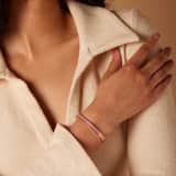Stainless steel goldplated bangle voor dames
