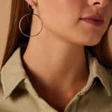 Stainless steel goldplated oorringen voor dames
