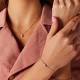 Stainless steel armband met amazoniet
