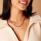 Stalen goldplated schakelketting 5mm