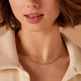 Stainless steel goldplated schakelketting 2,5mm voor dames