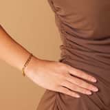Stainless steel goldplated armband figaro 5mm