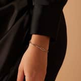 Stainless steel armband closed forever 4mm
