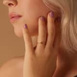 Zilveren goldplated ring voor dames