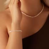 Zilveren armband zoetwaterparel