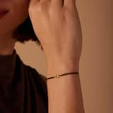 Stainless steel goldplated fantasiearmband met sterrenbeeldhanger Maagd met zirkonia voor dames