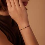 Stainless steel goldplated fantasiearmband met sterrenbeeld Vissen met zirkonia voor dames