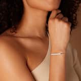 Armband aus 925 Silber, Plättchen, Kristallsteine