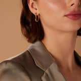 Stainless steel goldplated oorringen hart voor dames
