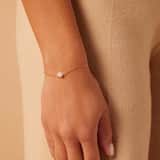Armband, 925 Silber, vergoldet, mit Perle