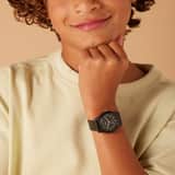 Q&Q horloge met rubber band G23A-002VY