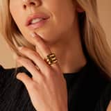 Stainless steel goldplated ring voor dames