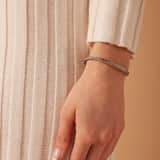 Stainless steel armband met vossenstaartschakel