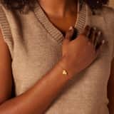 Stainless steel goldplated armbanden set hart voor dames