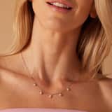 Myla stainless steel ketting met parels voor dames
