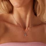 Myla stainless steel ketting met oog voor dames