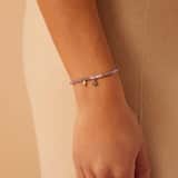 kralenarmband met parel en stainless steel ster