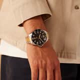 Lorus zweifarbige Solar-Armbanduhr für Herren RX363AX9
