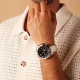 Edifice Uhr mit Armband aus Edelstahl ECB-30D-1AEF