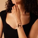 Donna Mae Uhr mit Armband aus Mesh, roséfarben