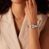 Regal cadeauset horloge met gratis collier zilverkleurig
