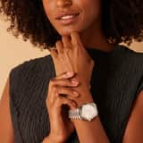 Regal dames horloge zilver met bewerking