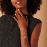 Stainless steel goldplated sterrenbeeldhanger Boogschutter met zirkonia voor dames