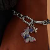 Charm aus Edelstahl, Schmetterling, tolle Verarbeitung