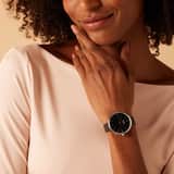 Regal dames horloge met zwarte band
