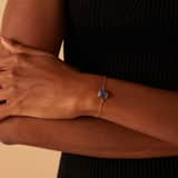 Stainless steel goldplated armband met opaal