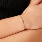 Armband aus 925er Silber mit Perlmutt