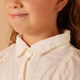 Silberne Kinderohrringe