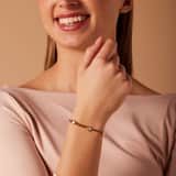 Stainless steel goldplated armband hart kristal voor dames