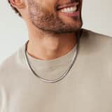Stainless steel herenketting 