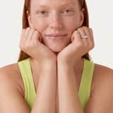 Edelstahlring mit Zirkonia für Damen