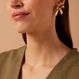 Stainless steel goldplated oorknoppen strik