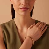 Stainless steel goldplated bangle streep