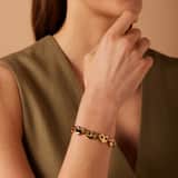 Stainless steel goldplated armband schakel hart