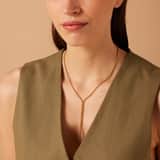 Stainless steel goldplated y-ketting