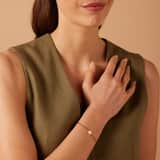 Stainless steel goldplated armband parel