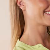Zilveren earcuff met zirkonia