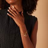 Stainless steel goldplated bedel armband marina