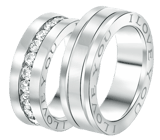 Stainless steel liefdesring Venice heren