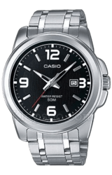 Casio Heren Horloge Zilverkleurig MTP-1314D-1AVEF