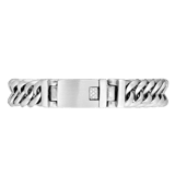 Gliederarmband aus Edelstahl für Herren, matt