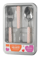 Besteckset Hearts 3-teilig