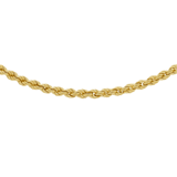 Kordelkette aus 375 Gold, 45 cm