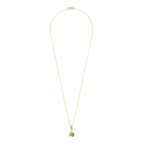 9-karätige Goldkette mit Charms Knoten