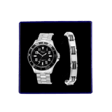 Edelstahl-Set, bestehend aus einem Armband und einer Regal Uhr R14793-212